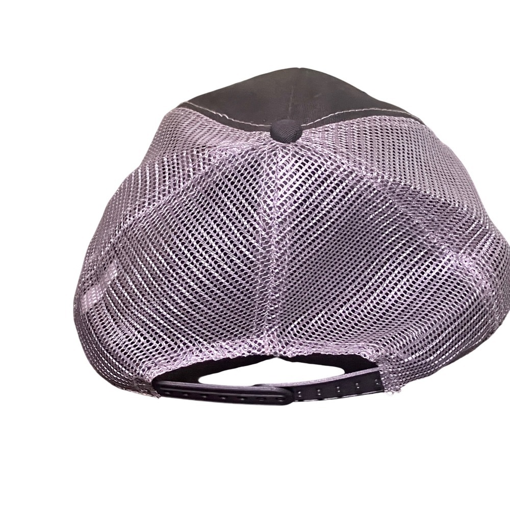 Lucky Rooster Whiskey Infinity Trucker Hat Men Gray   Mesh Snapback Adjustable - Picture 3 of 5